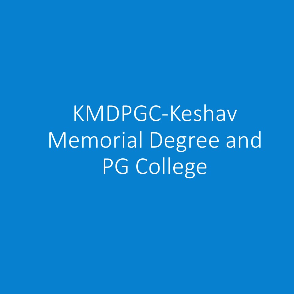 KMDPGC-Keshav Memorial Degree and PG College