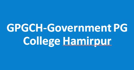 GPGCH-Government PG College Hamirpur