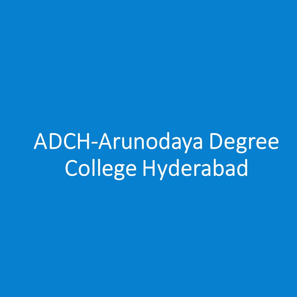 ADCH-Arunodaya Degree College Hyderabad