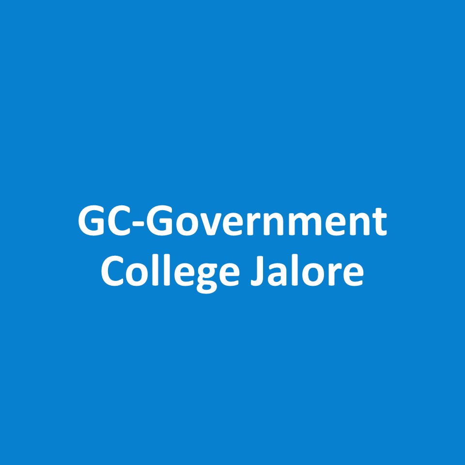 GC-Government College Jalore