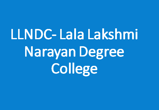 LLNDC-Lala Lakshmi Narayan Degree College