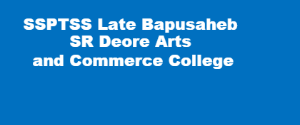 SSPTSSLBSRDACC-SSPTSS Late Bapusaheb SR Deore Arts and Commerce College