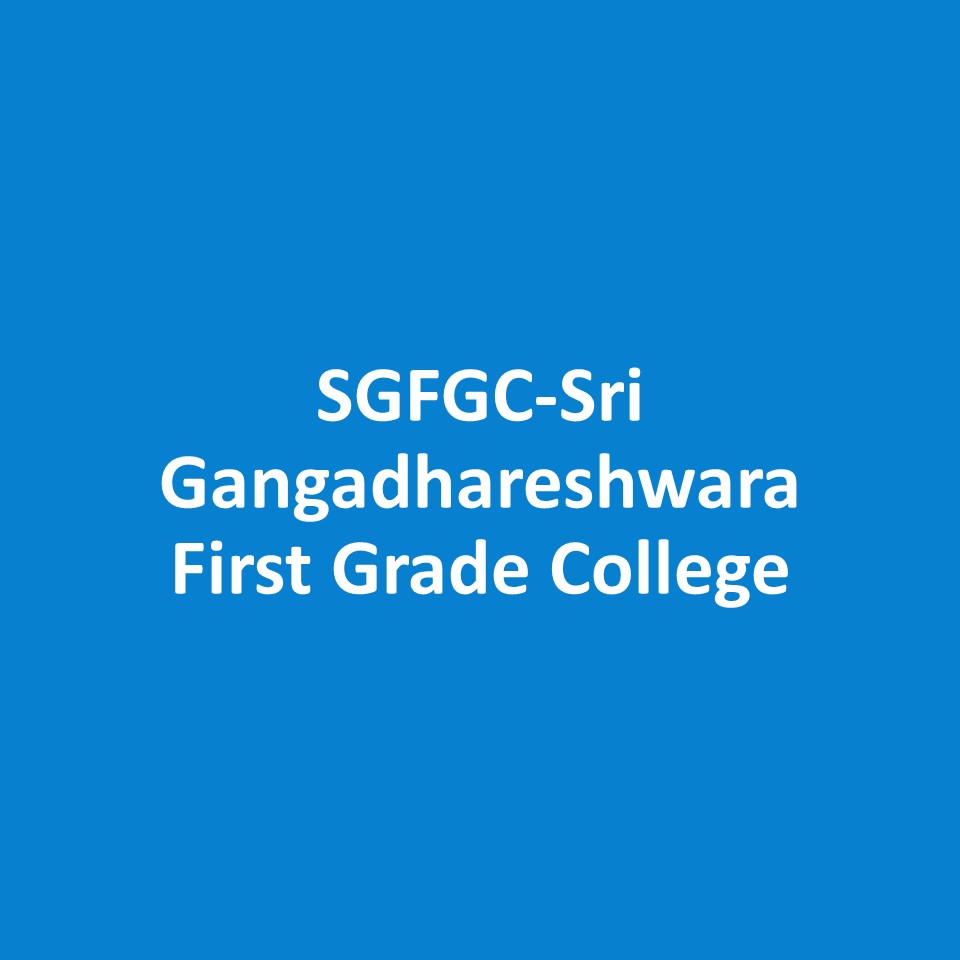 SGFGC-Sri Gangadhareshwara First Grade College