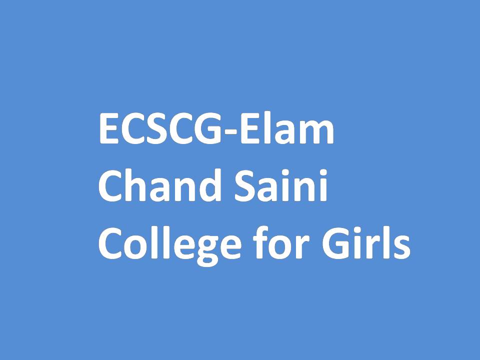 ECSCG-Elam Chand Saini College for Girls