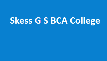 SGSBCAC-Skess G S BCA College