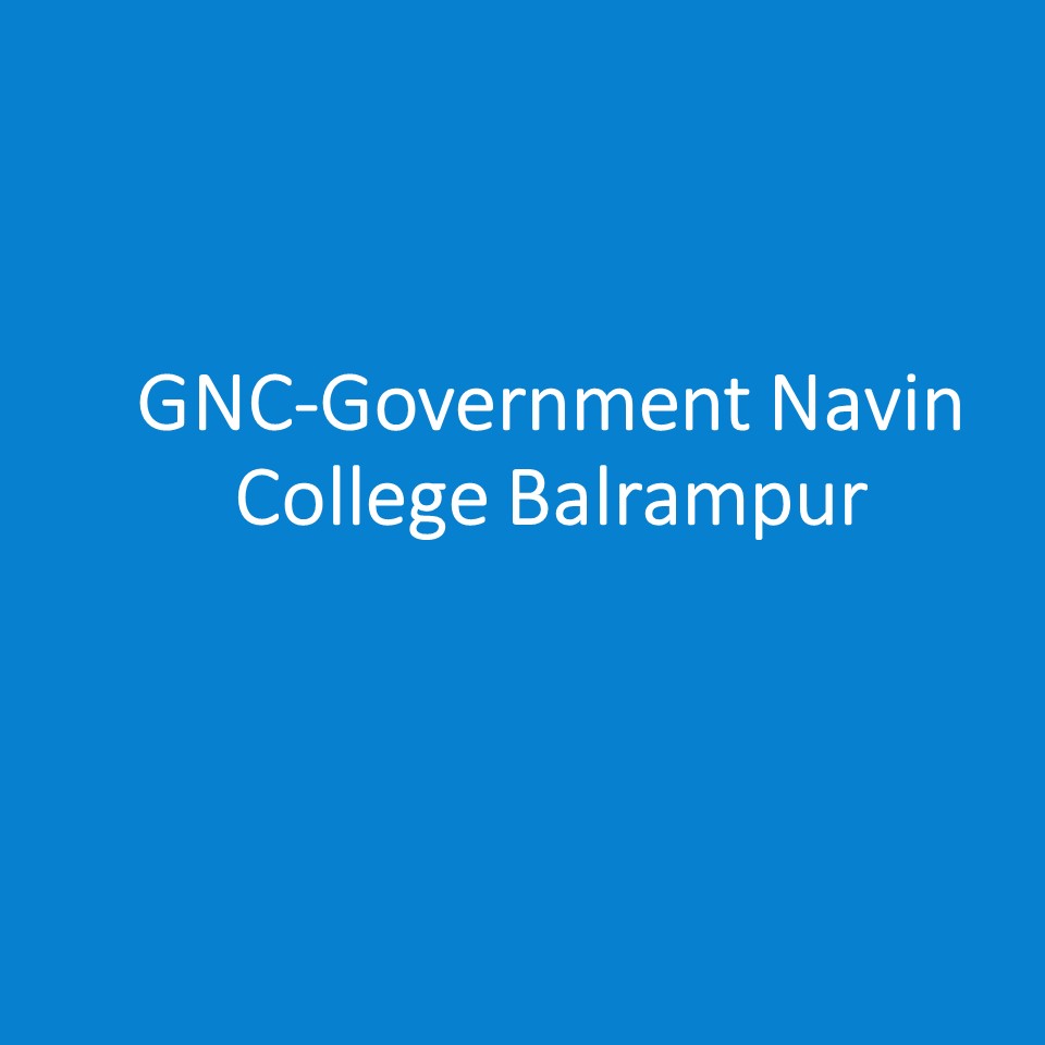 GNC-Government Navin College Balrampur
