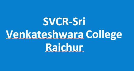 SVCR-Sri Venkateshwara College Raichur
