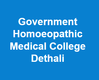 GHMCD-Government Homoeopathic Medical College Dethali