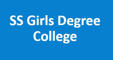 SSGDC-SS Girls Degree College