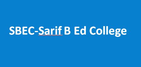SBEC-Sarif B Ed College