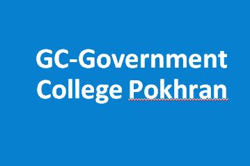 GC-Government College Pokhran