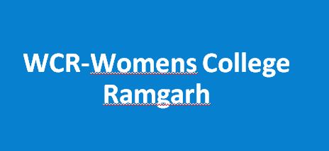 WCR-Womens College Ramgarh