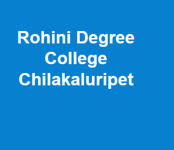 RDCC-Rohini Degree College Chilakaluripet