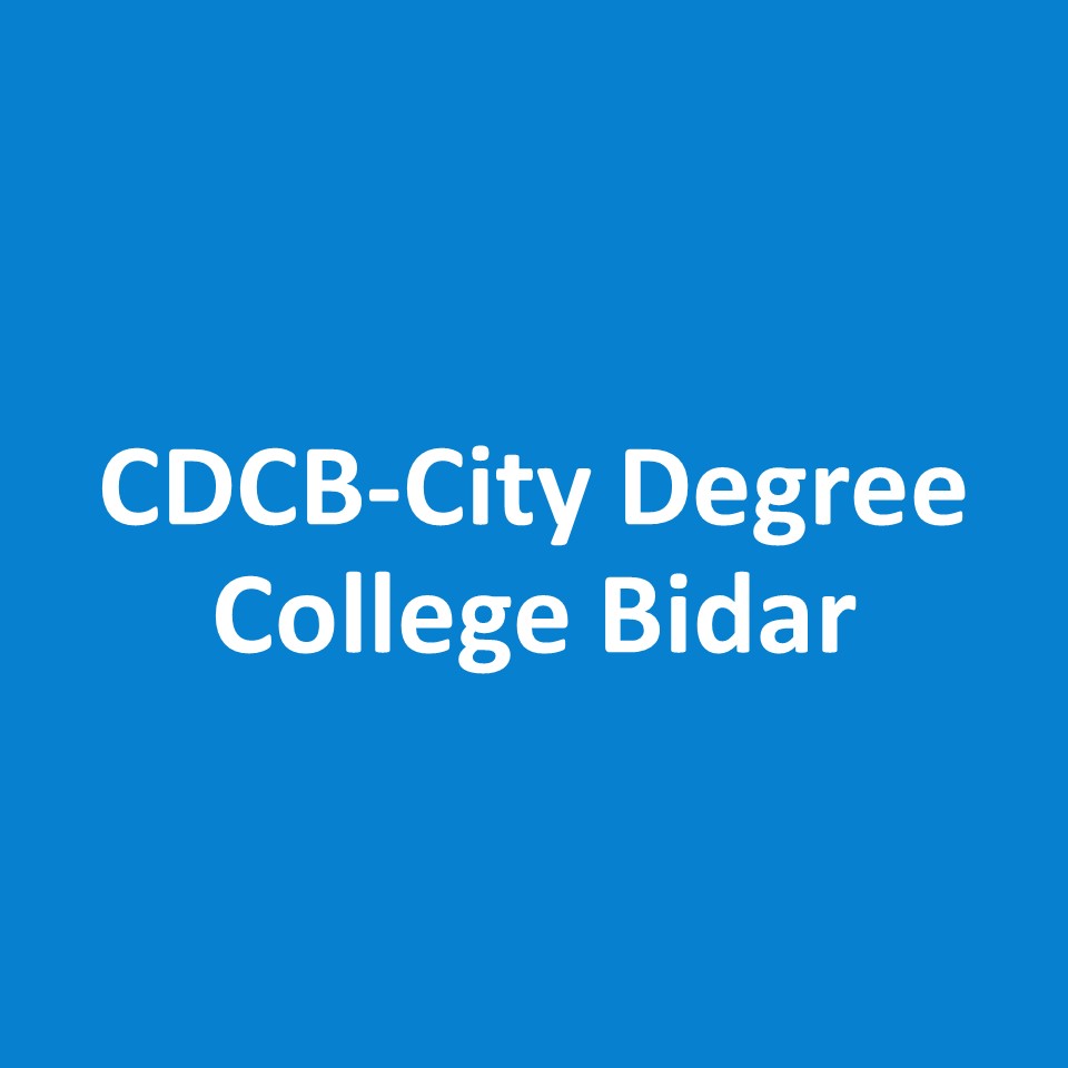 CDCB-City Degree College Bidar