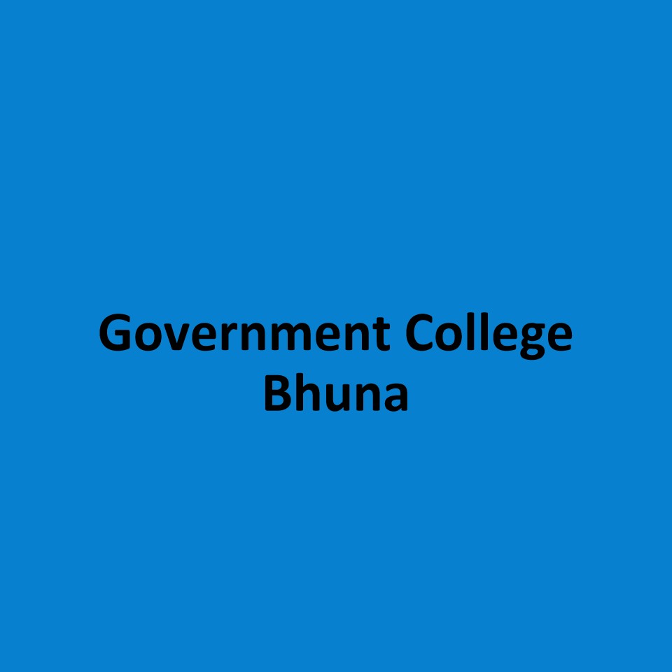 GCB- Government College Bhuna