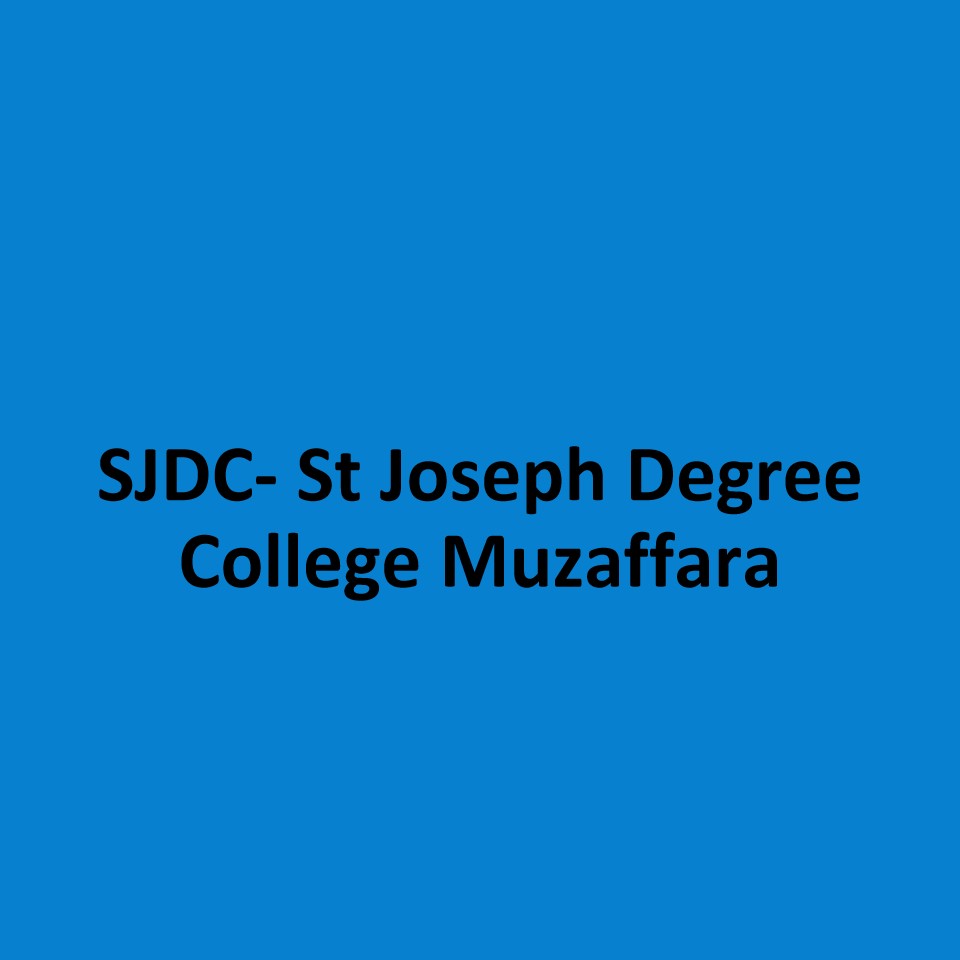 SJDC- St Joseph Degree College Muzaffara