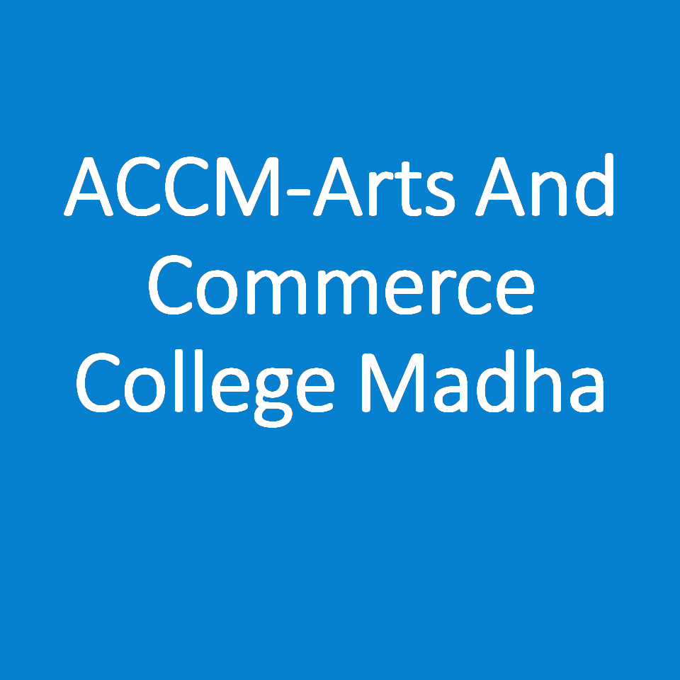 ACCM-Arts And Commerce College Madha