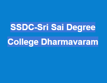 SSDC-Sri Sai Degree College Dharmavaram