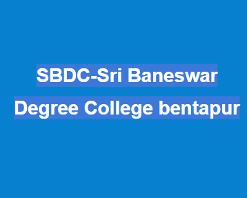 SBDC-Sri Baneswar Degree College bentapur