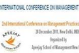 2nd International Conference on Management Practices & Research- ICMPR 2011 