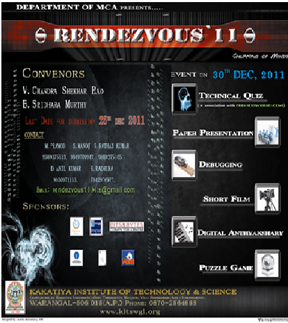 Rendezvous 11, Technical Fest