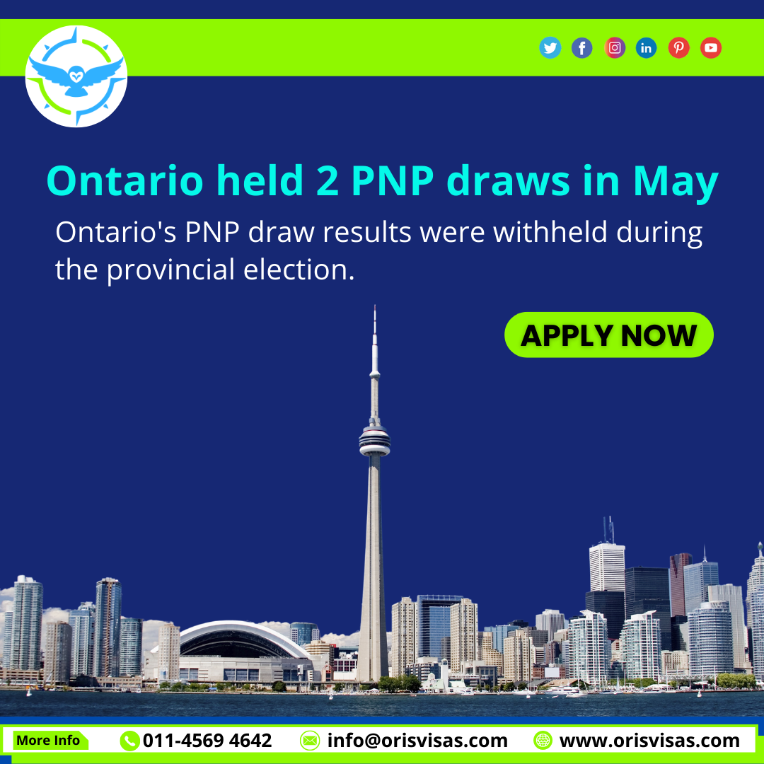 Ontario held 2 PNP draws in May