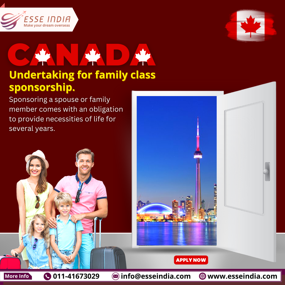 Undertaking for family class sponsorship.