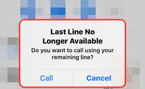 How to Fix “Last Line no Longer Available” on iPhone?