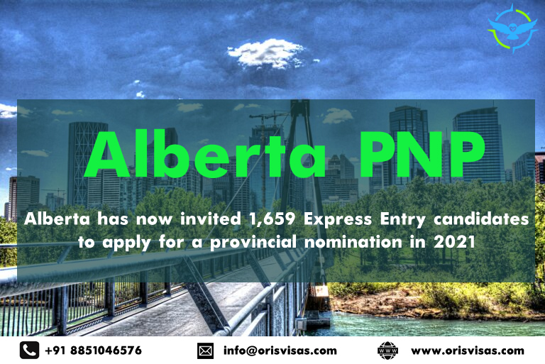 Alberta has now invited 1,659 Express Entry candidates to apply for a provincial nomination in 2021 | Oris Visas