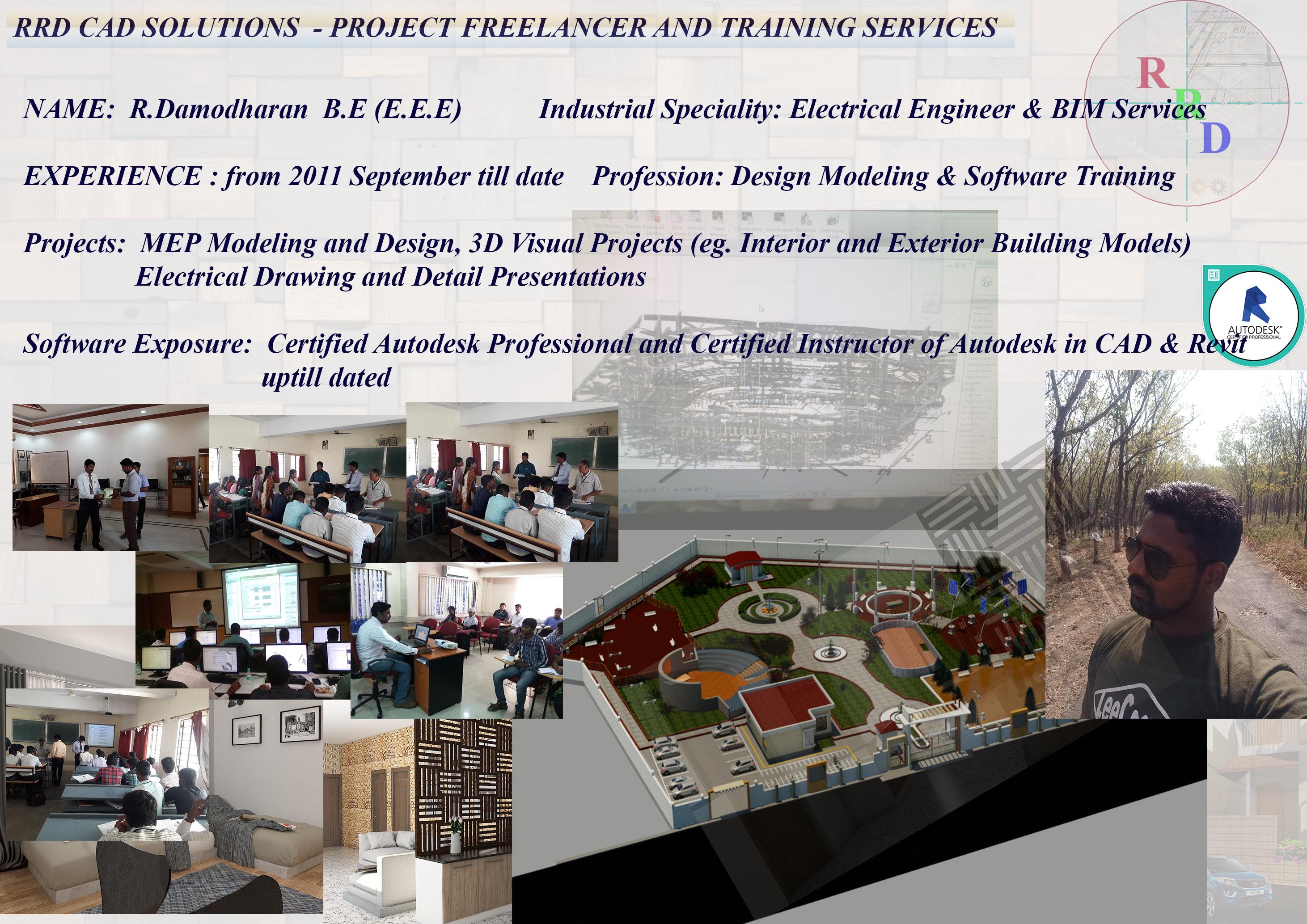 Damodharan - RRD CAD Solutions - PMC Design Consultants & Training Services