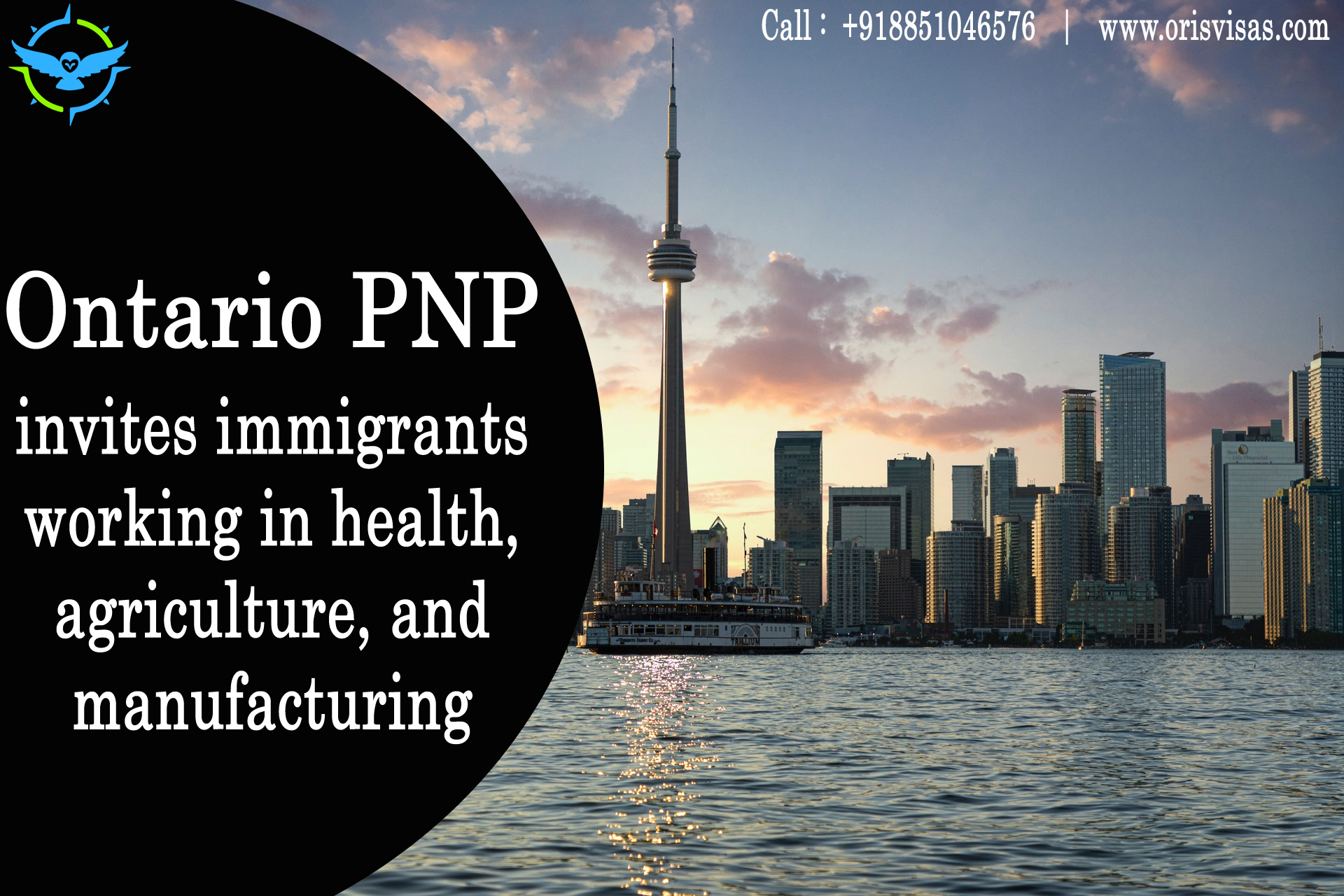 Oris visas || Ontario PNP invites immigrants working in health, agriculture, and manufacturing