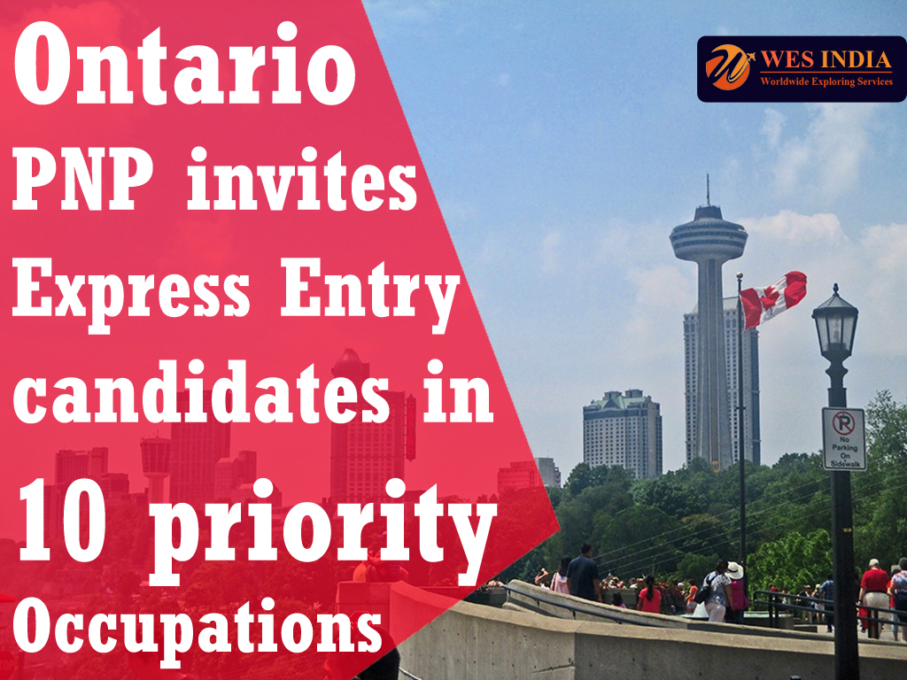 Wes India  |  Ontario PNP invites Express Entry candidates in 10 priority occupations