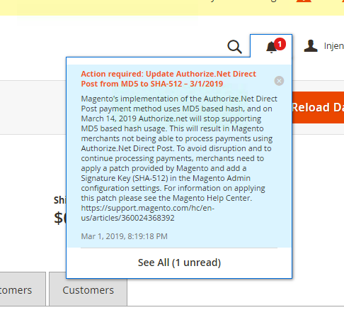 How to update Authorize.Net Direct Post from MD5 to SHA-512