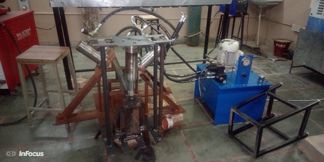 Design and fabrication of angle line machine for various operation stamping,punching,marking.