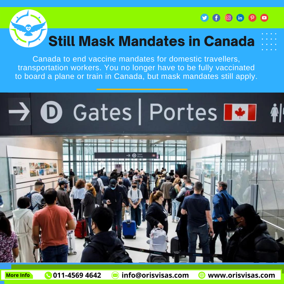 Canada lifts vaccination requirements for domestic travelers and transport workers.