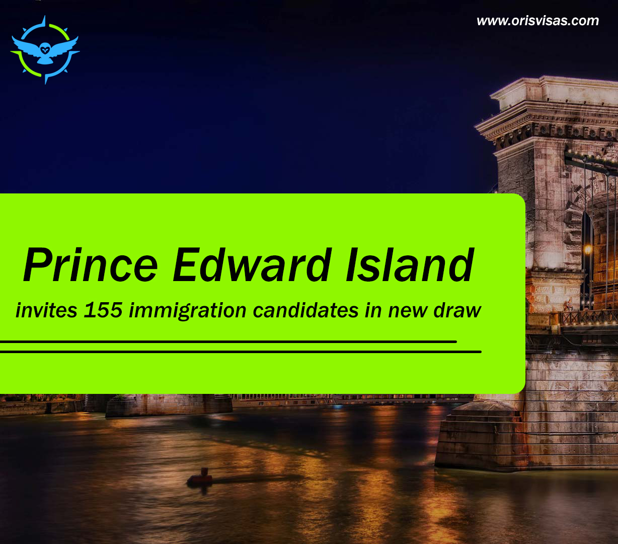 Oris Visas | Prince Edward Island invites 155 immigration candidates in new draw
