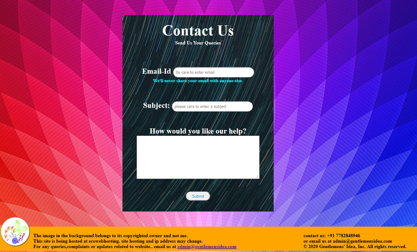 Contact form