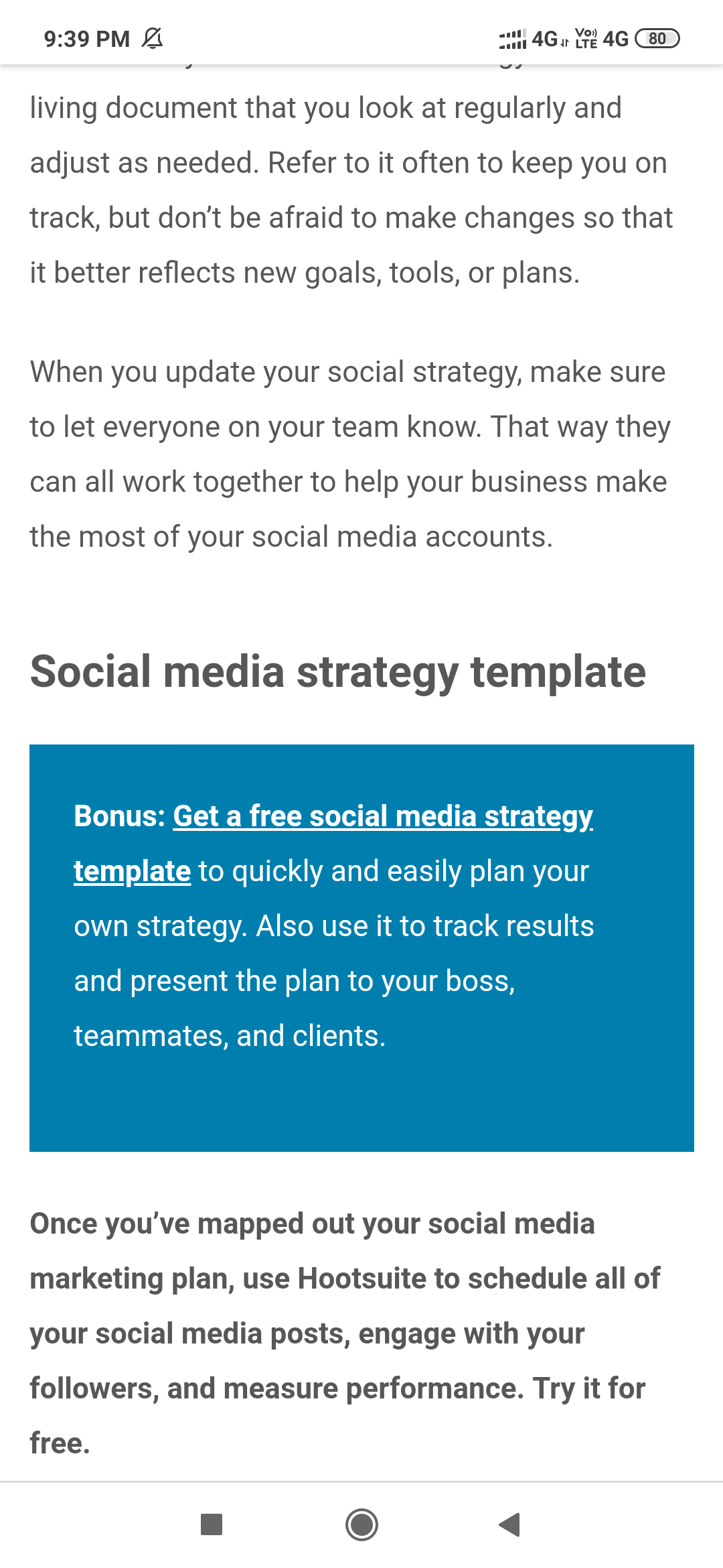 Marketing strategy