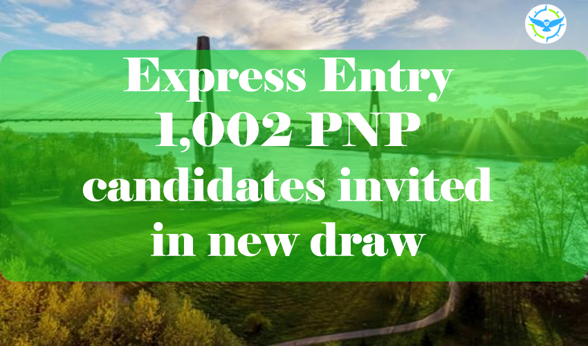 Express Entry: 1,002 PNP candidates invited in new draw | Oris Visas 