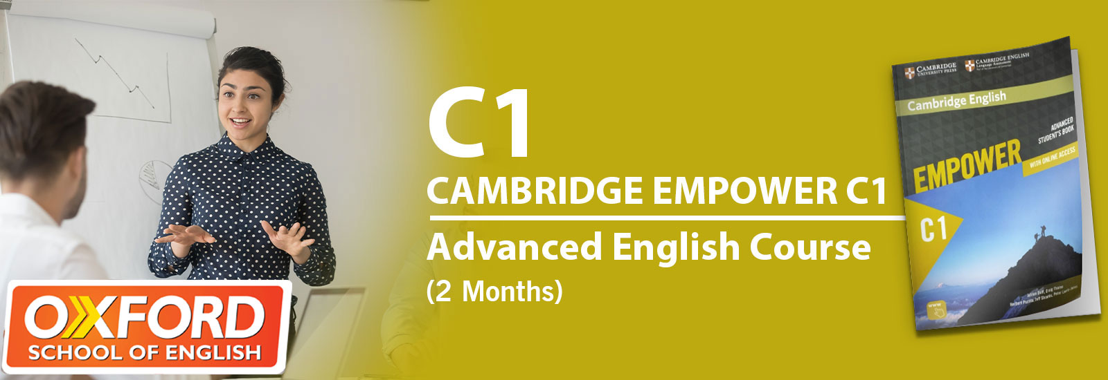 CAMBRIDGE EMPOWER C1 - ADVANCED ENGLISH COURSE (2 MONTHS)