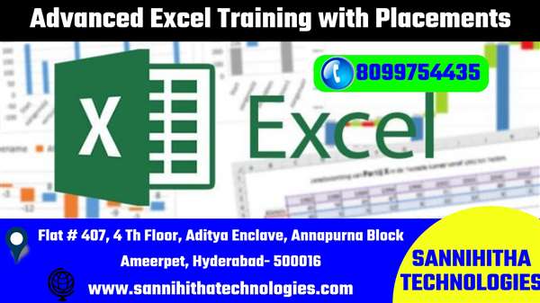 Excel Training with Placements