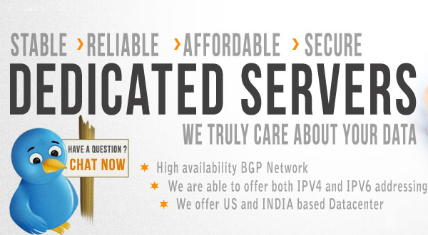 Dedicated Servers India - Fast, Secure and Fully Managed Services