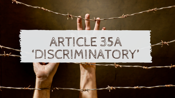 Sanjay Dalmia calls Article 35A ‘Discriminatory’