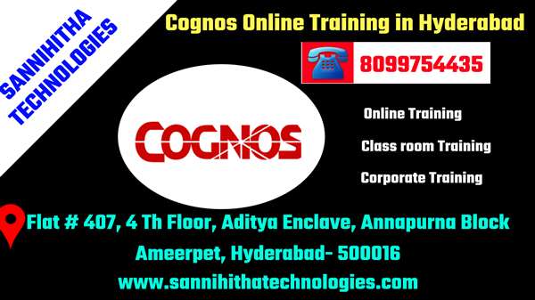 Cognos Online Training in Hyderabad