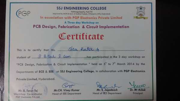 PCB designing.
