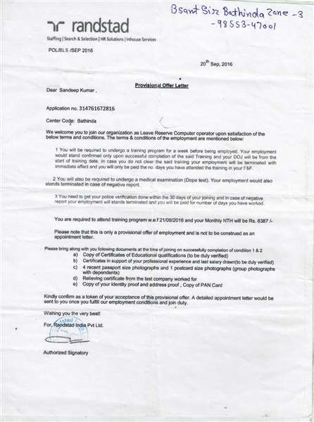 Randstad India Pvt Ltd Youth4work Portfolios