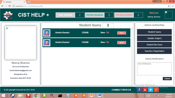Student registration page | Youth4work Portfolios