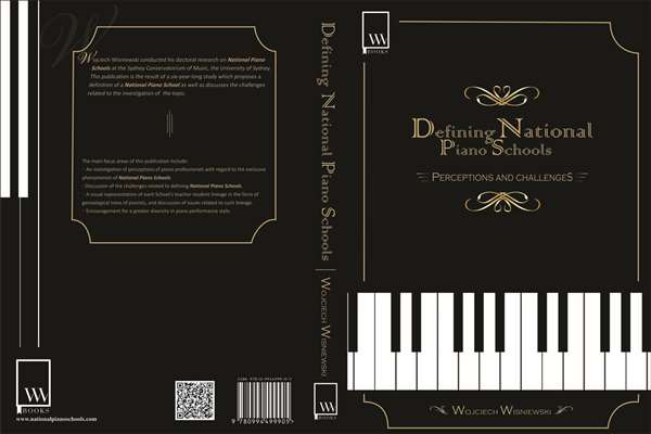a book cover design for Piano schools