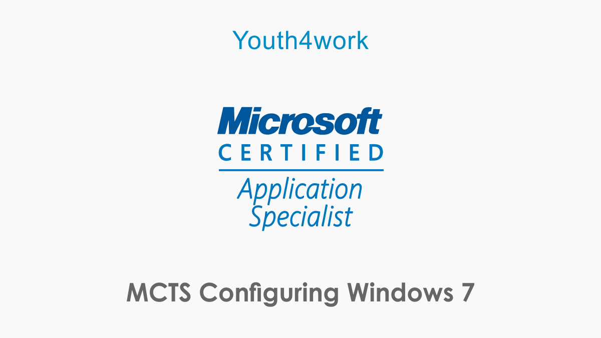 MCTS Configuring Windows 7