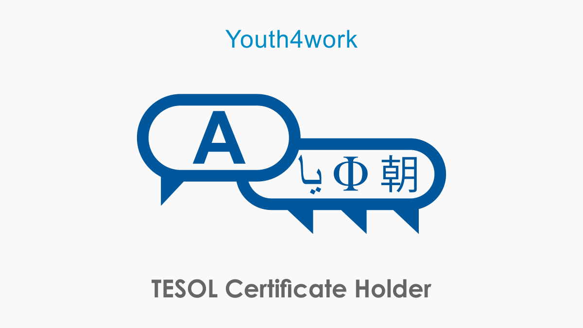 TESOL Certificate Holder